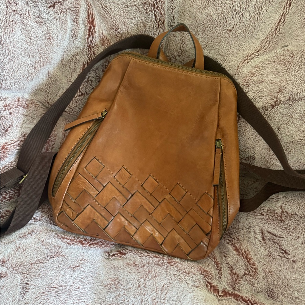 Small Soft Leather Backpack